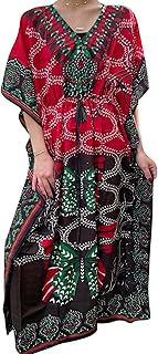 Womens Maxi Kaftan Dress Bohemian Kimono Caftan Resort Dresses, Beach Swim Coverup