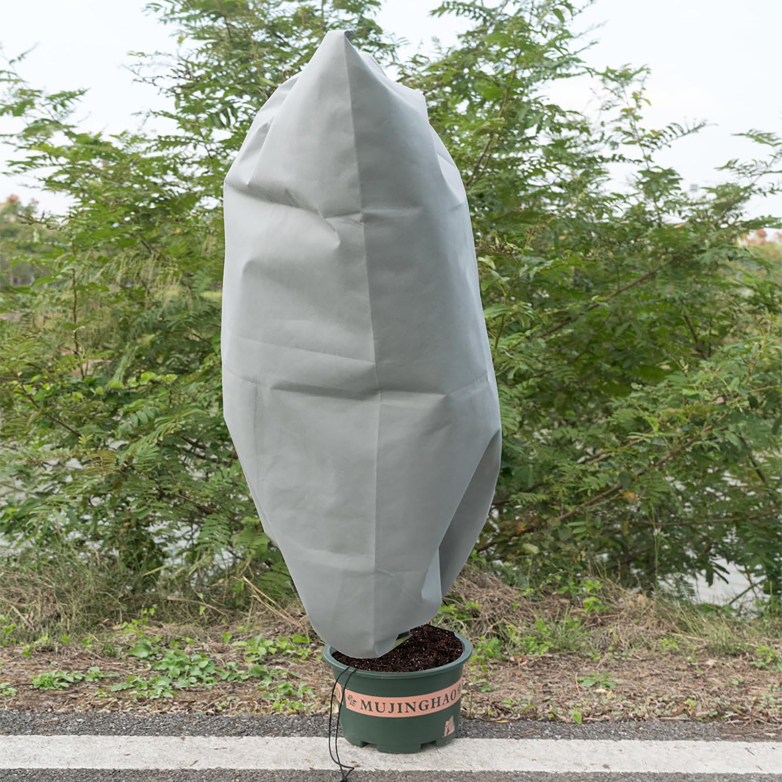 4 Coperture Protettive Invernali Per Piante 80x120 Cm - Tessuto Non Tessuto 70g/m², Antigelo Con Cerniera E Coulisse Per Esterno