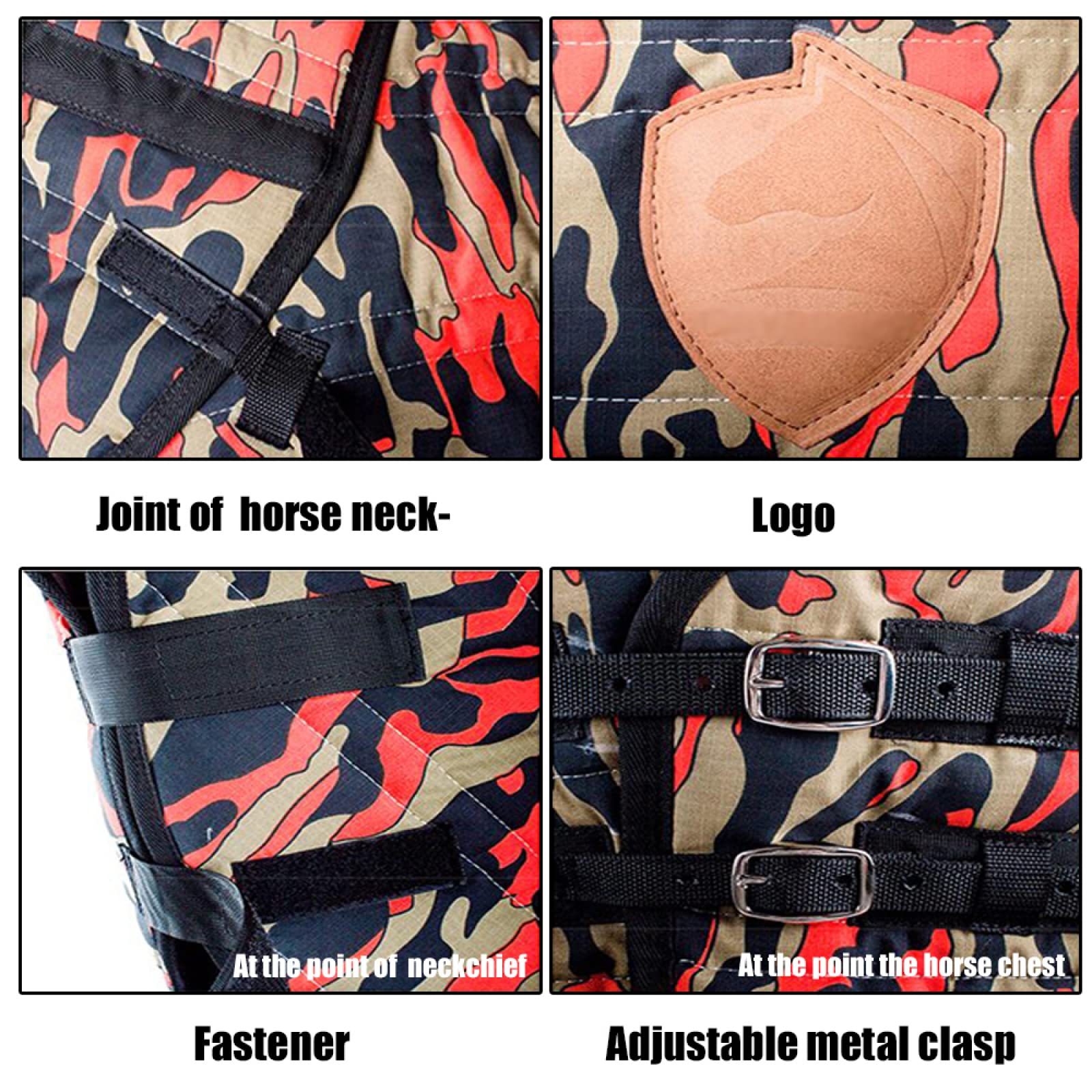 Manta de invierno ligera y transpirable Con cuello desmontable térmica cómoda manta con cuello combinado impermeable camuflaje(M)
