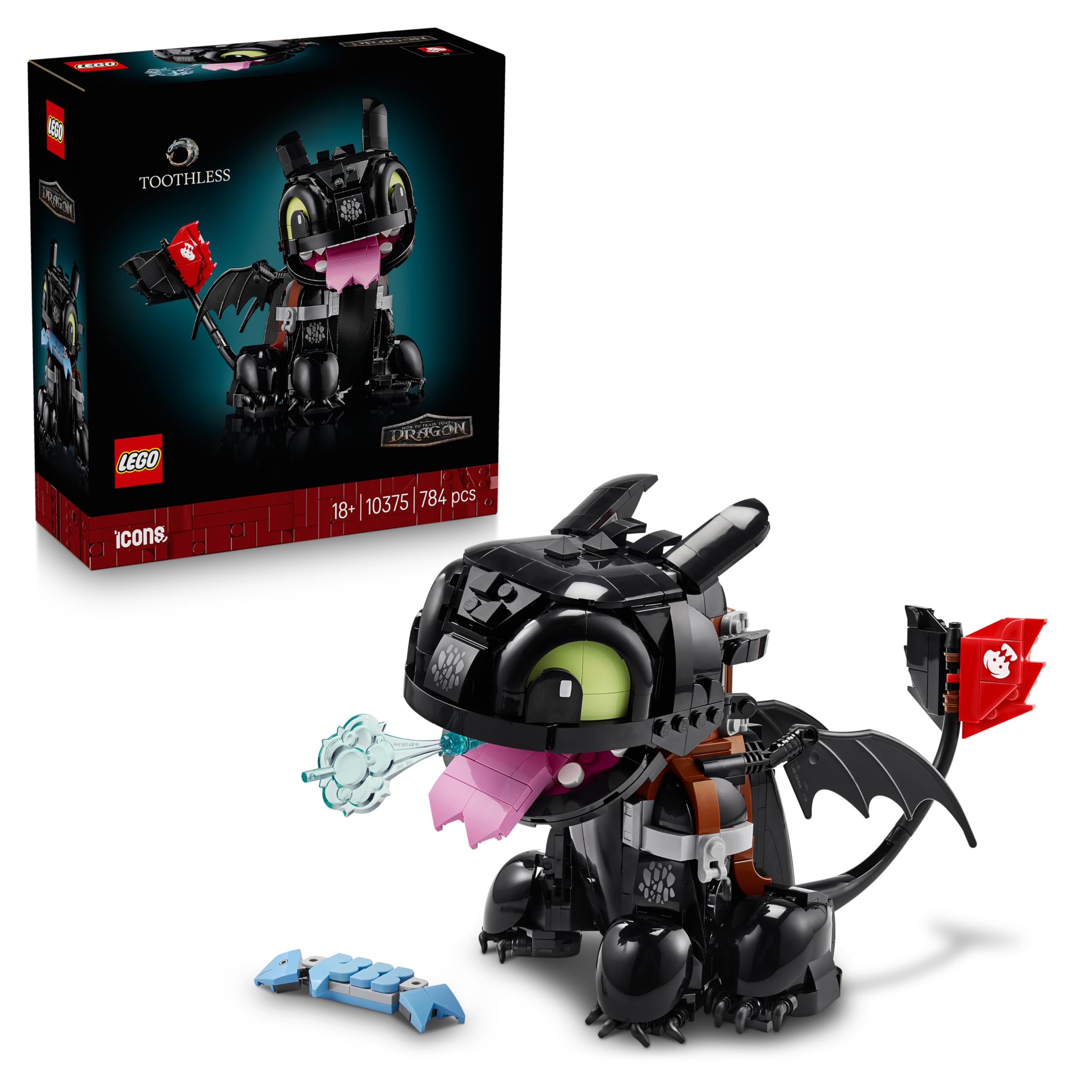LEGO 10375 Toothless – How to Train Your Dragon Buildable Toy (784
