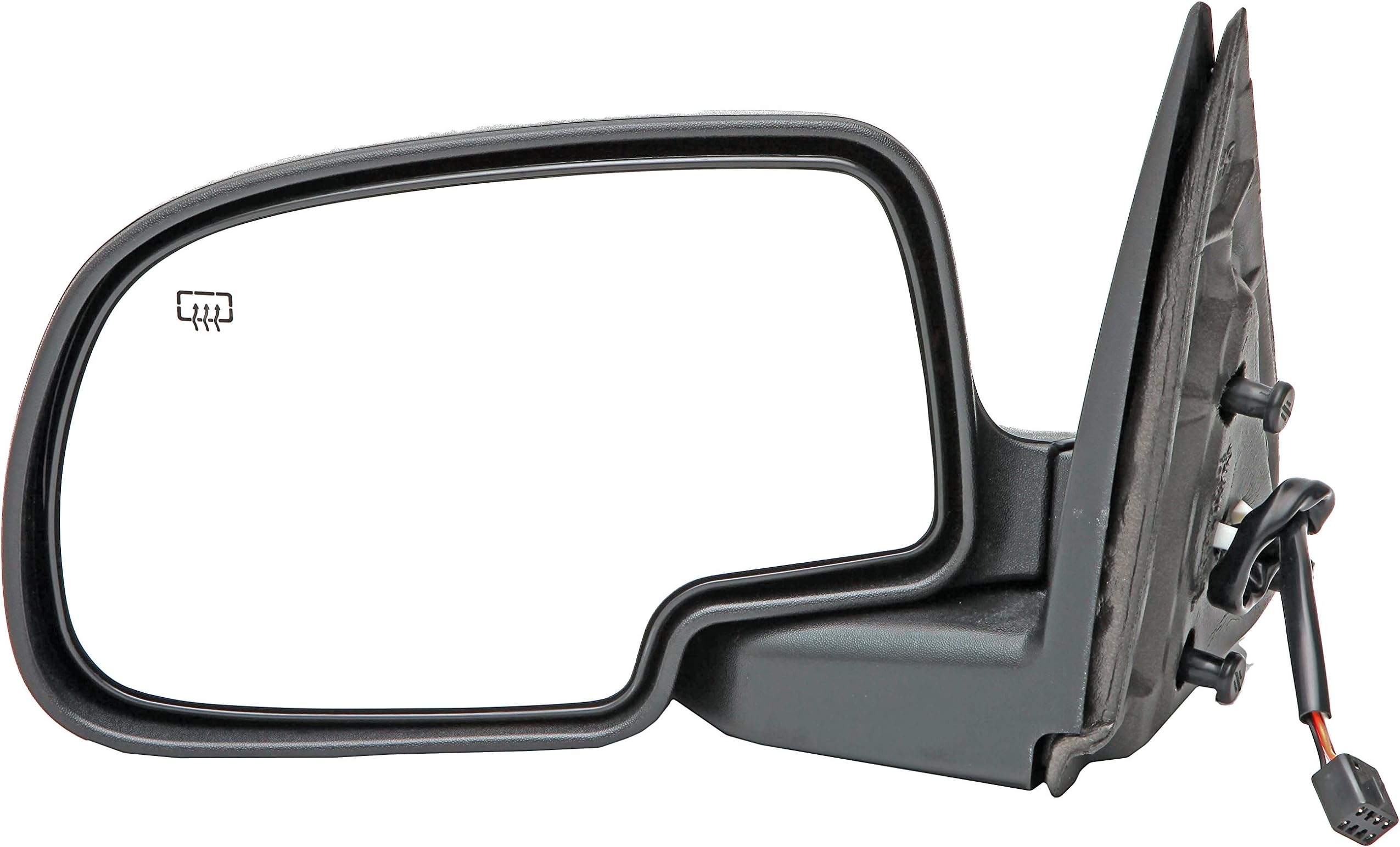 Dorman 955-1803 Driver Side Power Door Mirror - Heated / Folding Compatible with Select Cadillac / Chevrolet / GMC Models, Black