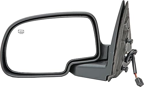 Dorman 955-1803 - Espejo eléctrico para puerta del lado del conductor, calefactado/plegable, compatible con modelos seleccionados de Cadillac,