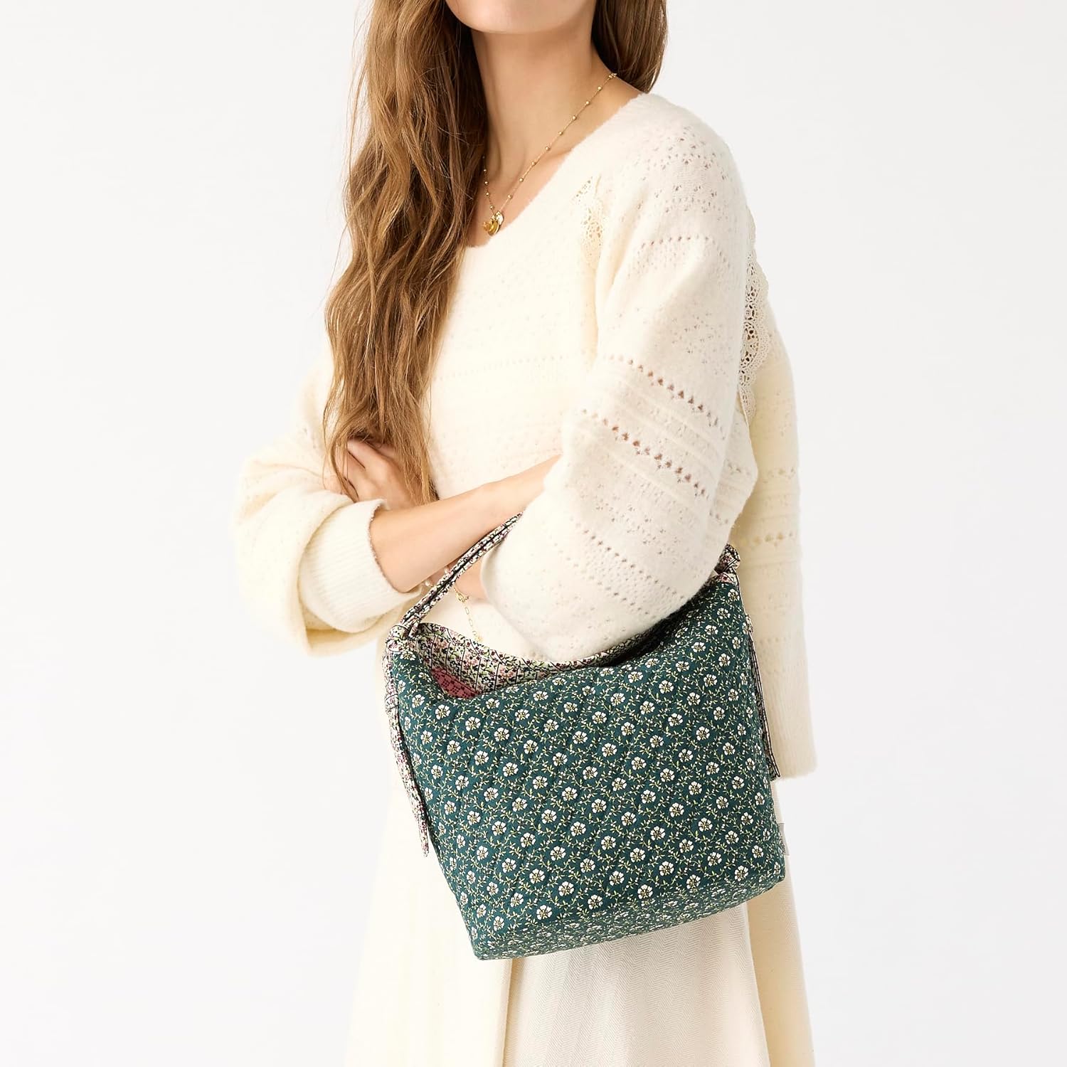 womens Premium Cotton Astoria Shoulder Bag - Image 2