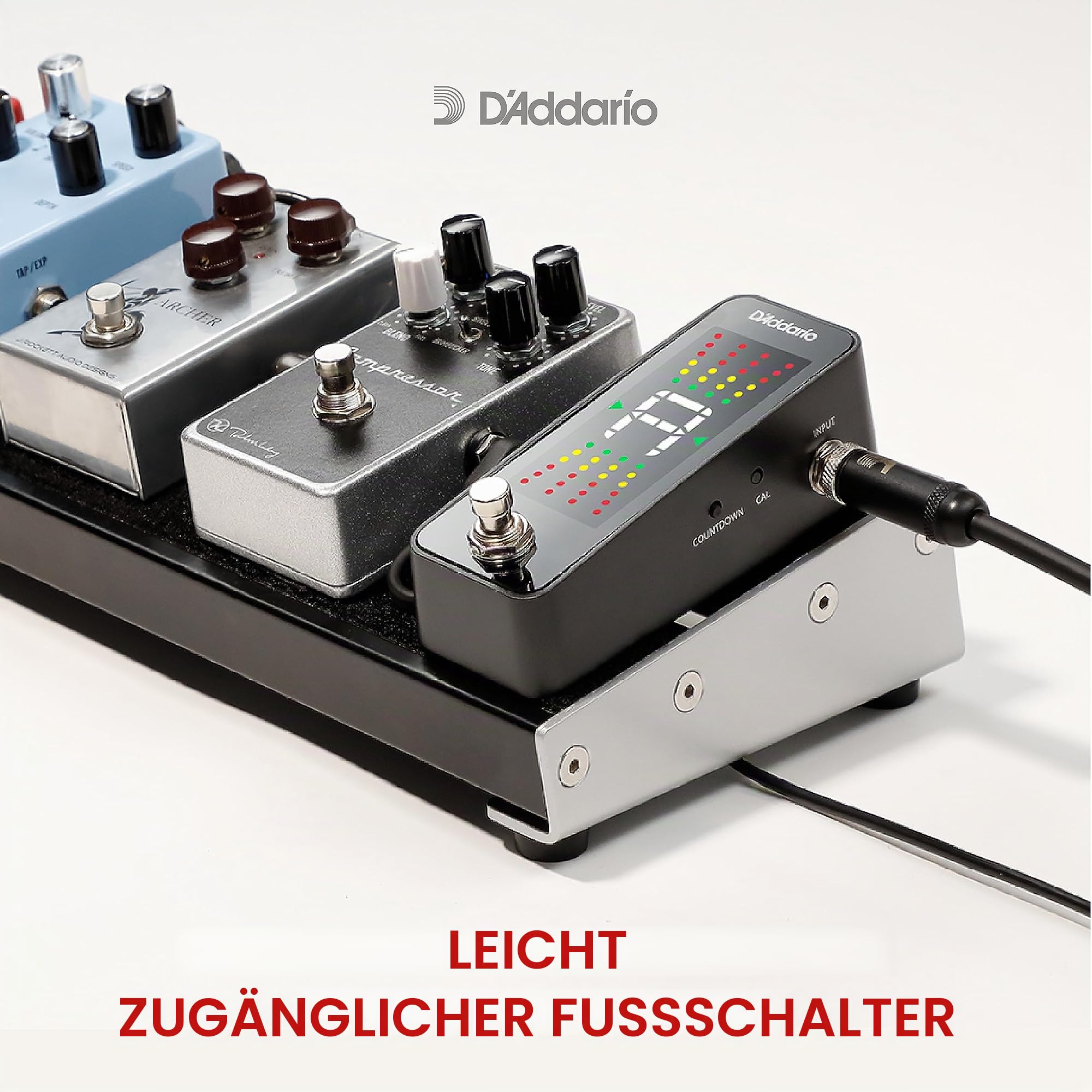 D'Addario PW-CT-20 Chromatisches Pedal-Stimmgerät