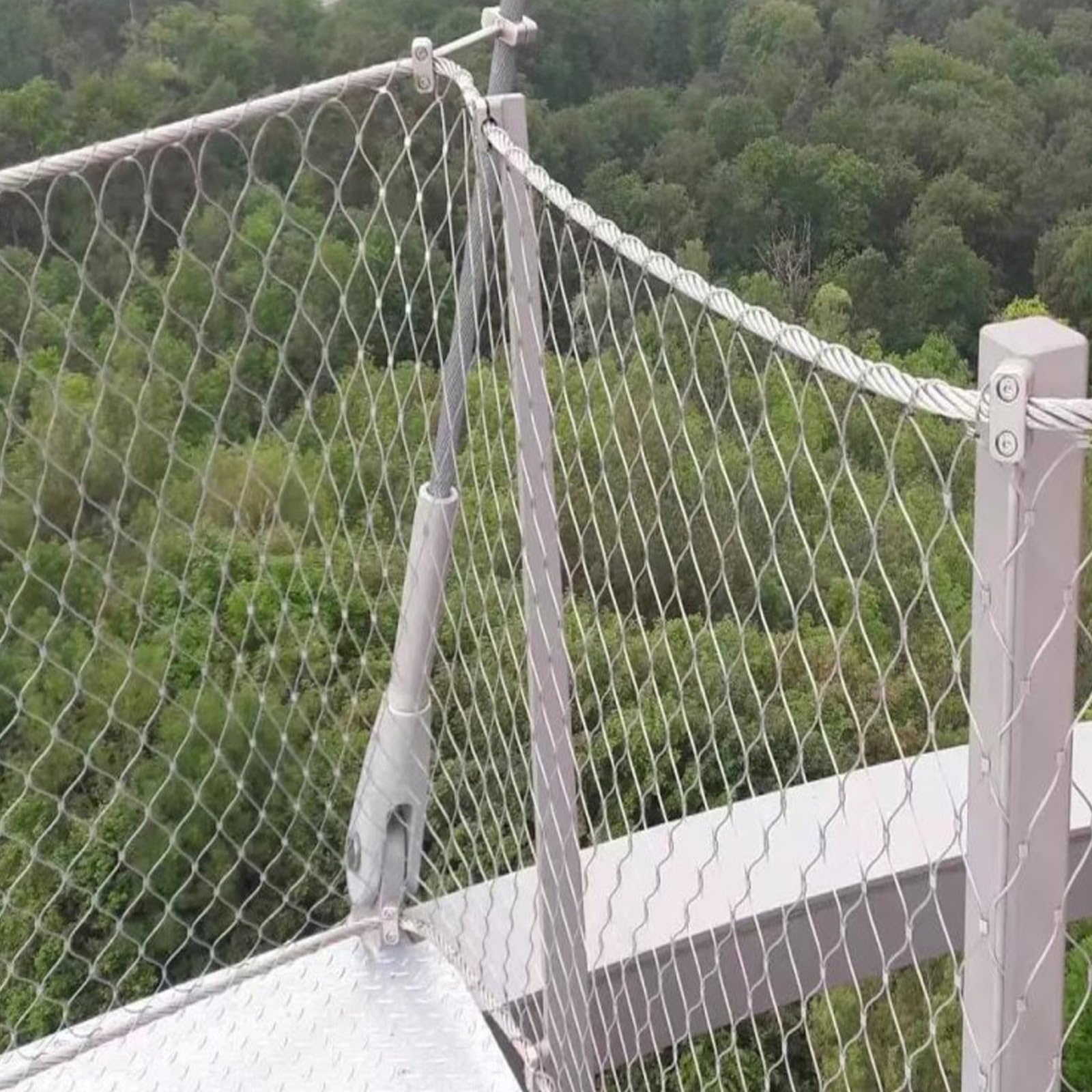 Elastyczna bezpieczna siatka ze stali nierdzewnej na balkon, wysoka tele gth, wszechstronne zastosowanie, duża pojemność (5 m x 1,8 m) idealna do domowego zabezpieczenia i bezpieczeństwa dla dzieci