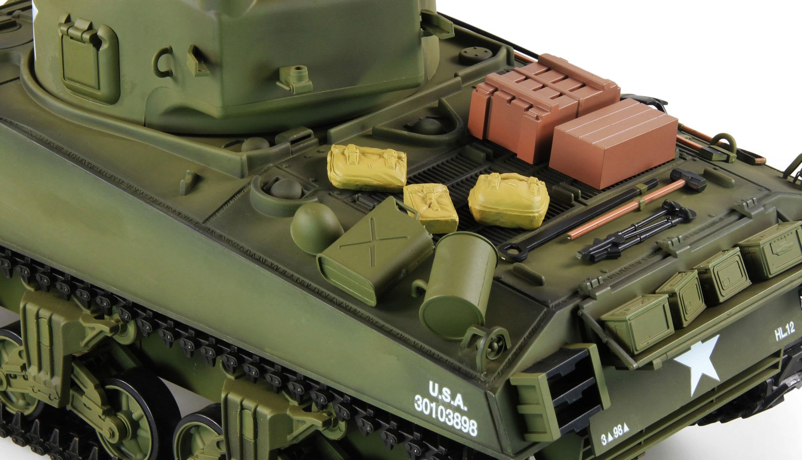 Amewi Tanque RC 1:16 U.S. M4A3 Sherman Advanced Line IR BB