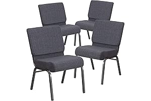 Flash Furniture 4 Pack HERCULES Series 21'W Church Chair