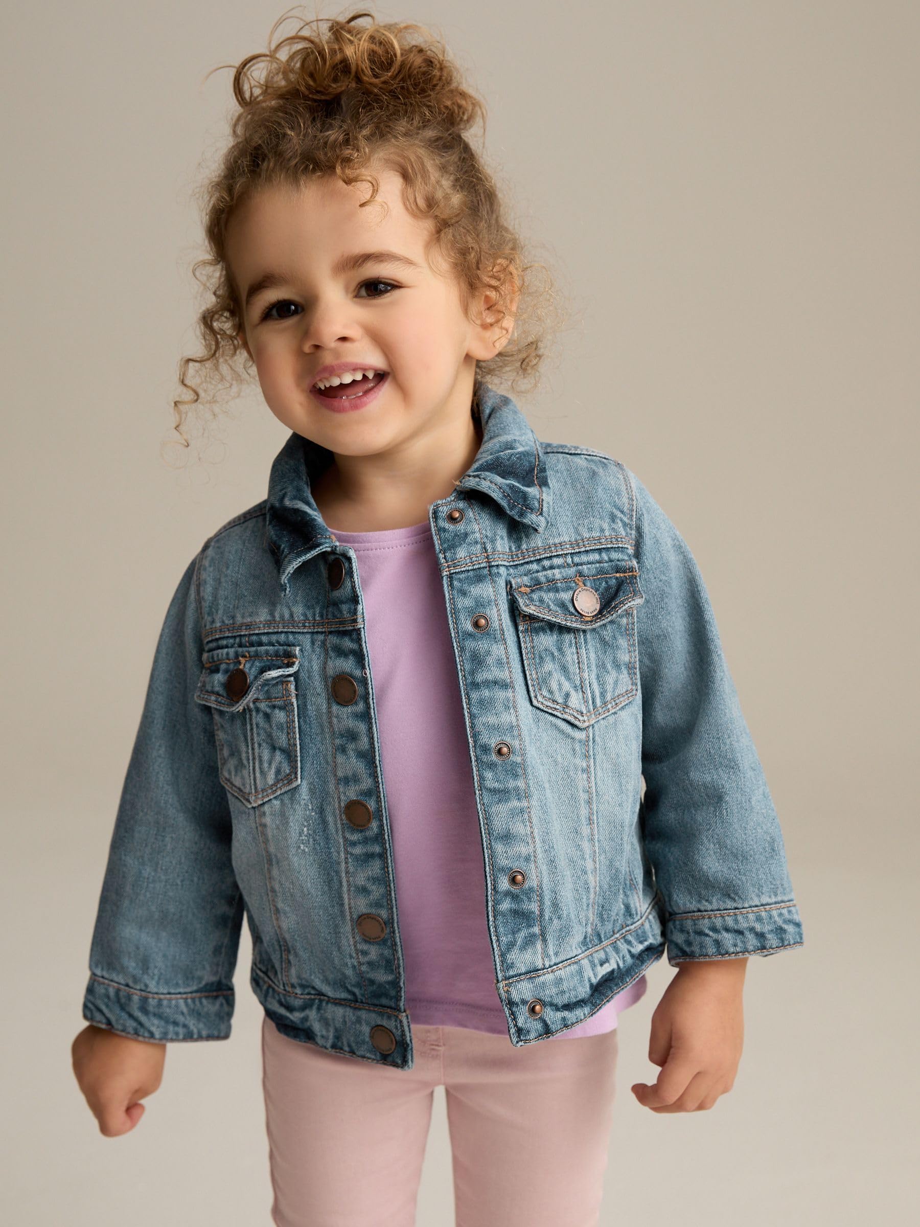 NEXT Mädchen Standard Jeansjacke 62-122