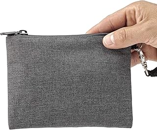 Small Smell Proof Bag - 6x4 inch, Smell Proof Pouch Container, Odorless Scent Proof Bags Storage, No Smell Odor Proof Bags Carbon Lined (gray)