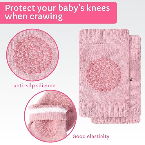 Miniatura 10 de 2 piezas de casco de bebé con 2 pares de rodilleras calcetines sin golpes casco de seguridad cojín de cabeza parachoques capó ajustable tapa