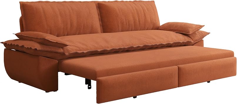Modern Orange Velvet Loveseat, Futon Club Two Seater Sofa,Compact Living Room Studio, Office, Dormitory, Breathable Spring Small Sofa For Entertainment Room Suitable For Living Room & Bedroom
