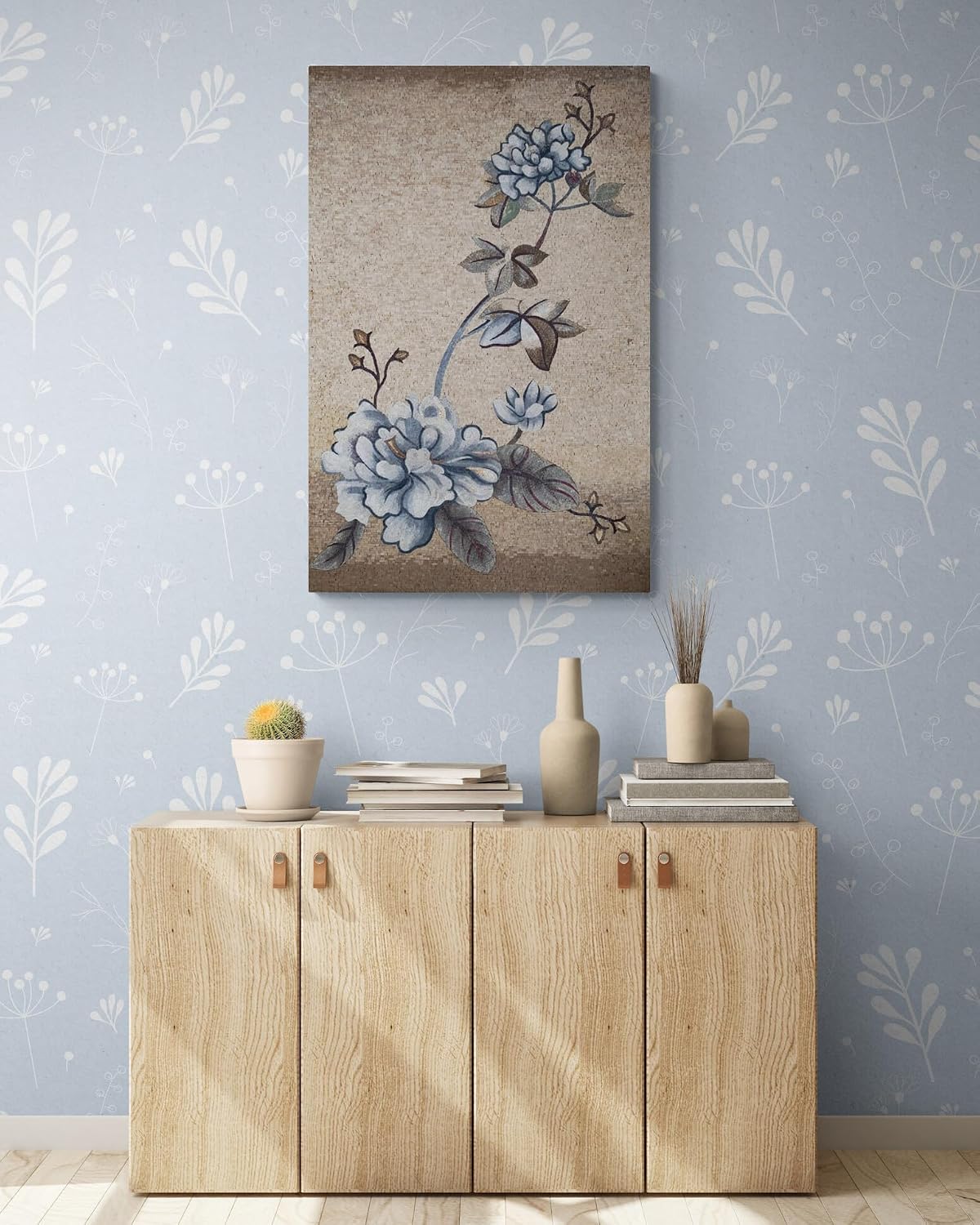 Always Connected Mosaic Art | Hand-Cut Mosaics Art | Mosaic Designs By Mosaics Lab | Handmade Marble | This Masterpiece Is Great As Wall Art | Perfect For Any Office, Living Room.