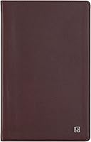 Vista 9 de Cuaderno clásico de cuero, tapa blanda, rayas estrechas, tabla de contenido y páginas numeradas