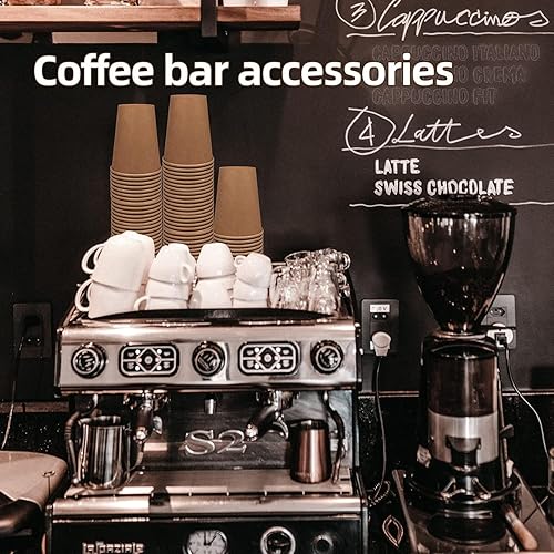 Miniatura 5 de PANSUN Selected Paquete de 192 Tazas de café tazas de café desechables de papel de 12 onzas tazas de café caliente Kraft  Tazas gruesas sin