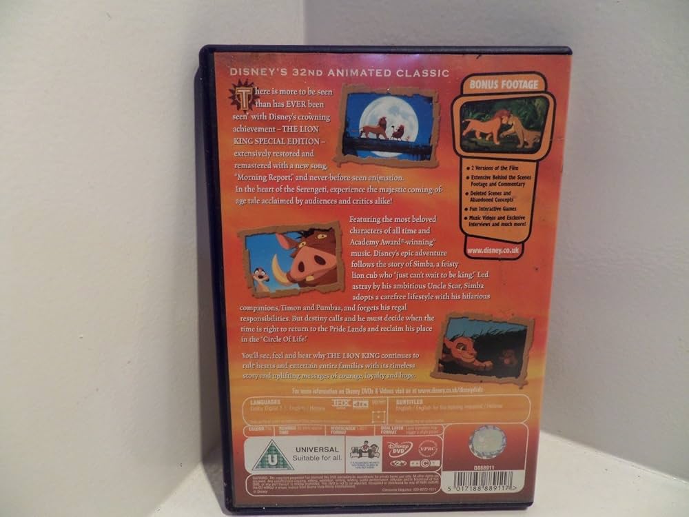 (未使用･未開封品)The Lion King [DVD] The Lion King II: Simba's Pride (Limited Issue) - Walmart.com