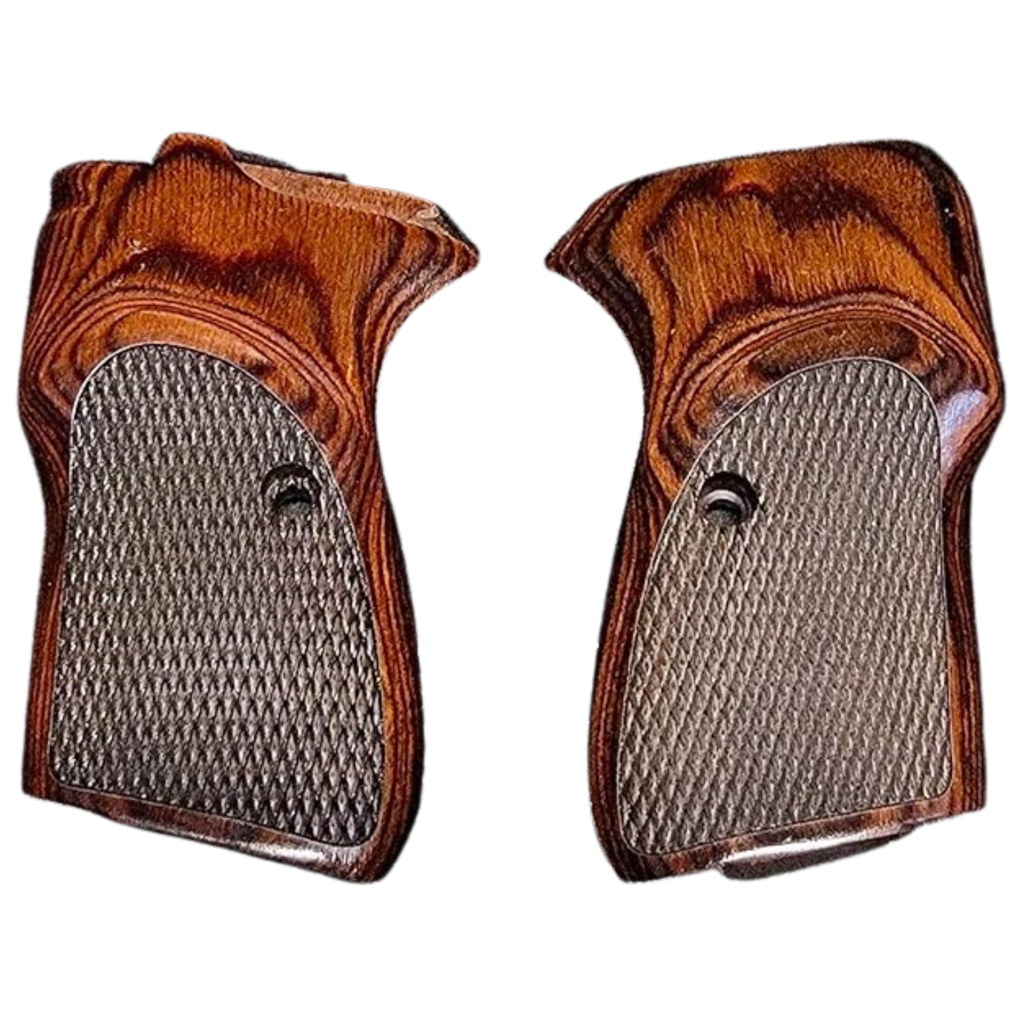 Bersa Thunder Firestorm 22 380 Pistol Grips Real Rosewood Checker