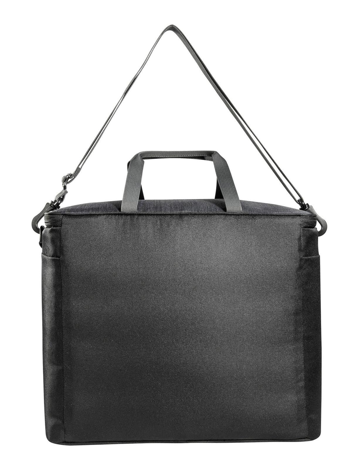 Tatonka Torba chłodząca Cooler Bag L (25 l) – izolowana torba z kieszenią wewnętrzną na akumulatory chłodzące, uchwyty i zdejmowany pasek na ramię – 37 x 27 x 30 cm (Off Black)
