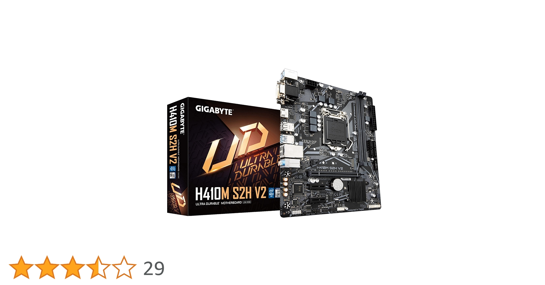 Amazon | GIGABYTE H410M S2H V2 (LGA 1200/ Intel/ H470/ Micro