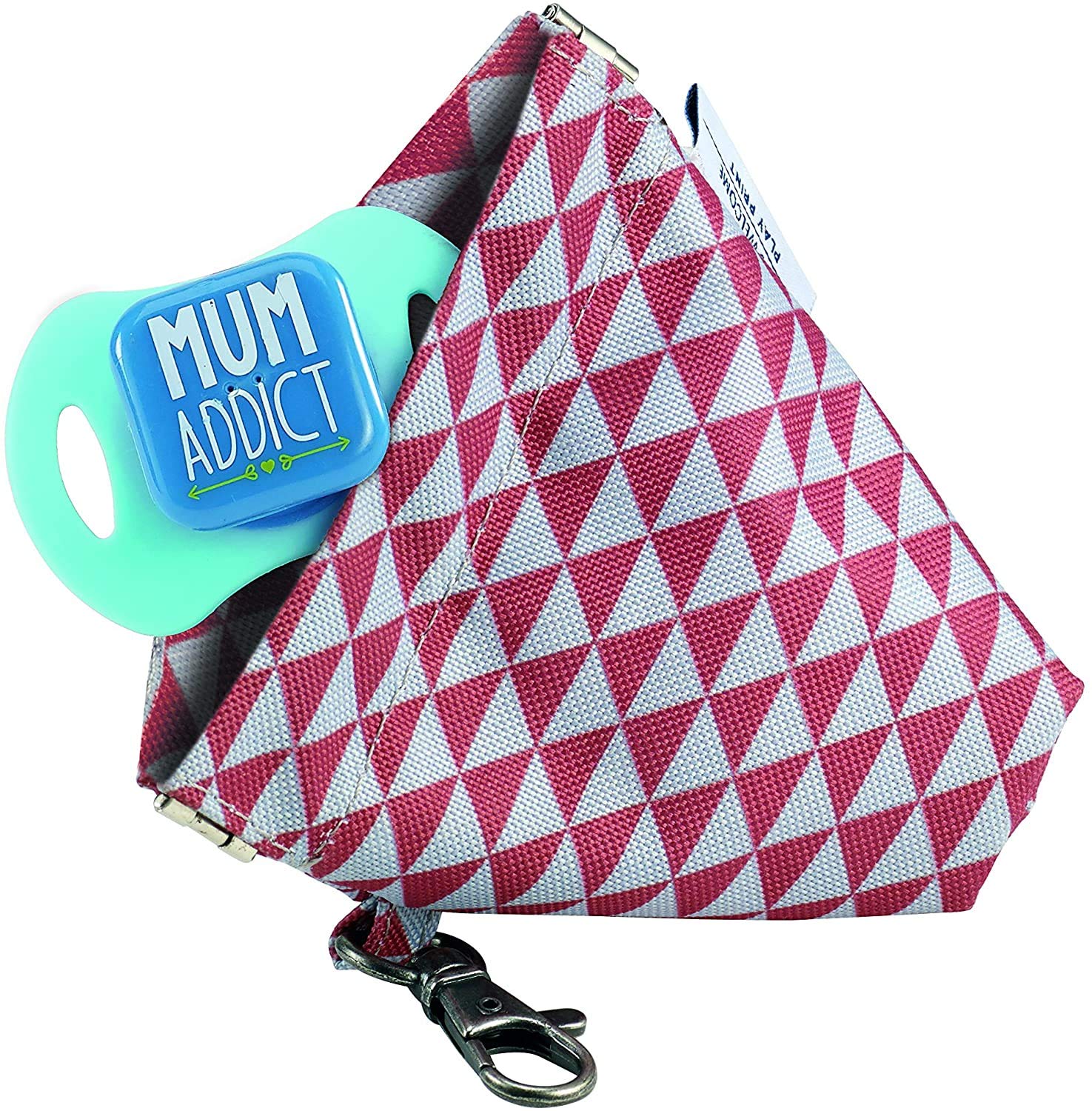 BÉABA Bolso de Pañales Genève II, Con Colchón Cambiador para Bebé, Modulable, Gran capacidad, Múltiples compartimentos, Multifunción para Maternidad Hospital, Carrito, Viaje, Rojo (Marsala)