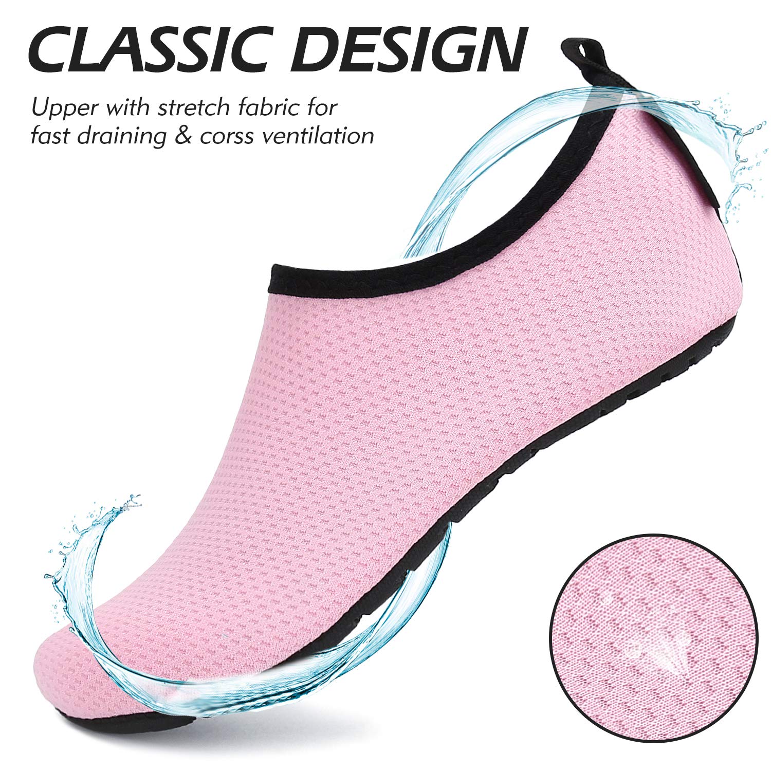 SAGUARO Scarpe da Immersione Bambini Ragazze Scarpe da Bagno Ragazzi Rapida Scarpette