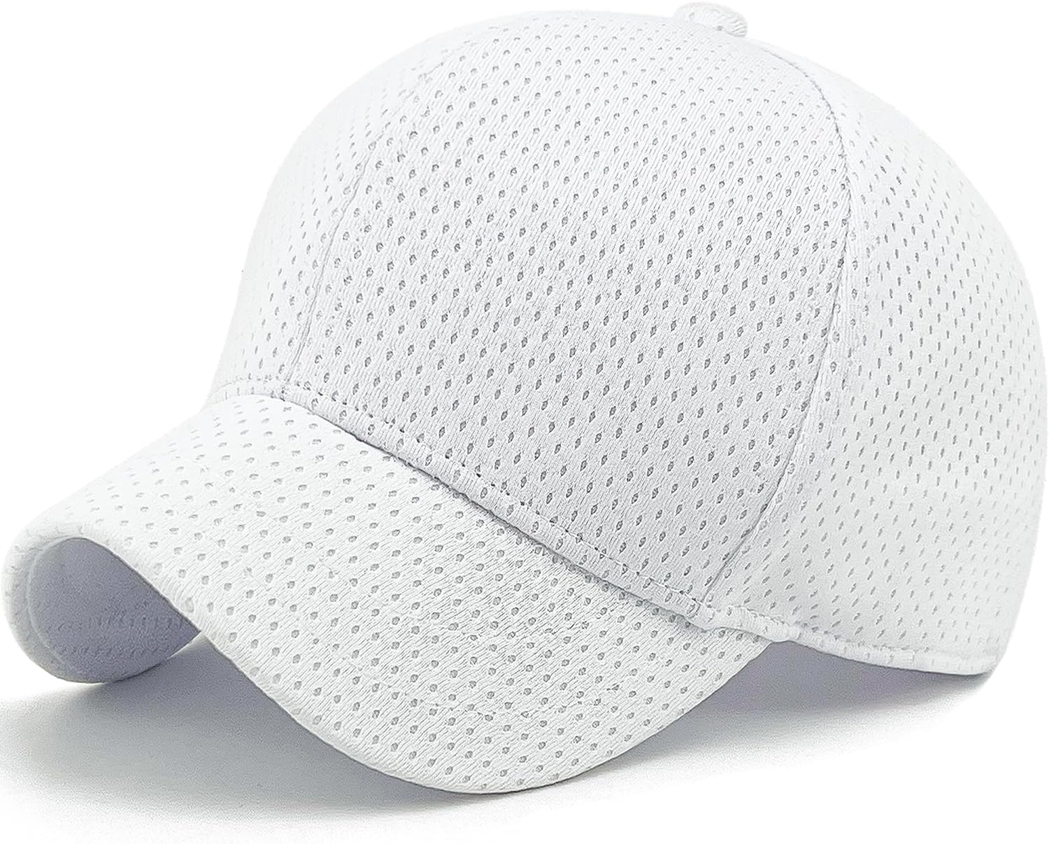 Loneshark Womens Full Mesh Breathable Structured Baseball Cap for Running Mens Summer Quick Dry Moisture Wicking Golf Hat