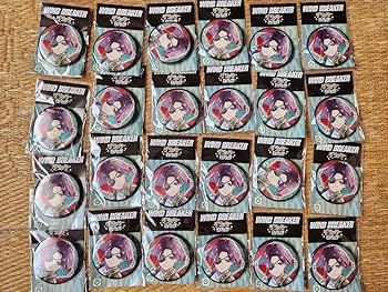 Amazon.co.jp: WIND BREAKER 蘇枋隼飛 グリッター缶バッジ 24個 : おもちゃ