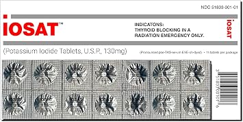 Potassium Iodide Tablets - 14 130mg tablets