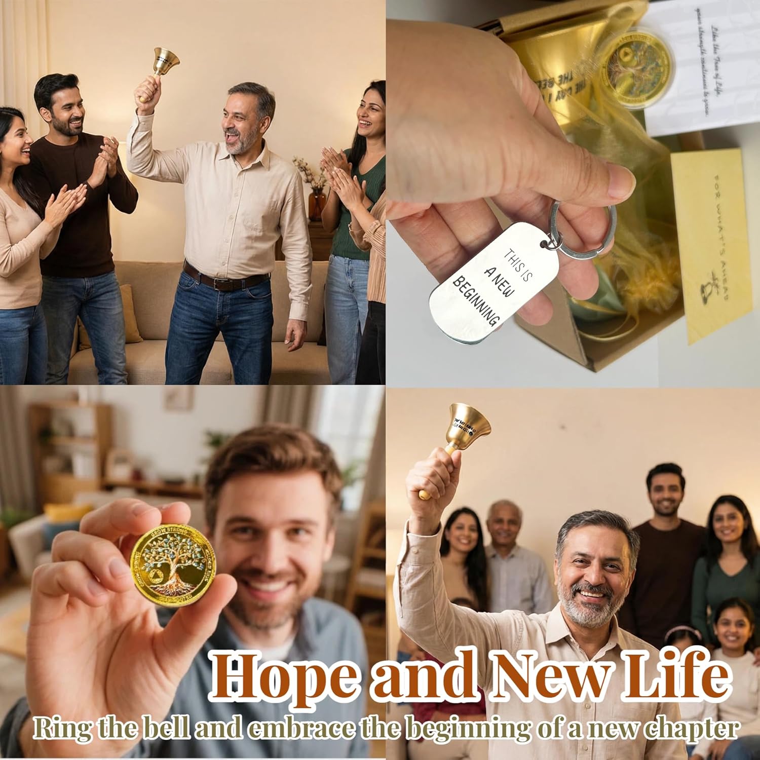 Cancer Bell Survivor Gifts for Man and Women– End of Chemo and Radiotherapy, Ring the Bell Ceremony Gifts, Cancer Survivor Recovery Milestone Celebration Gift, Encouragement Present - Image 6