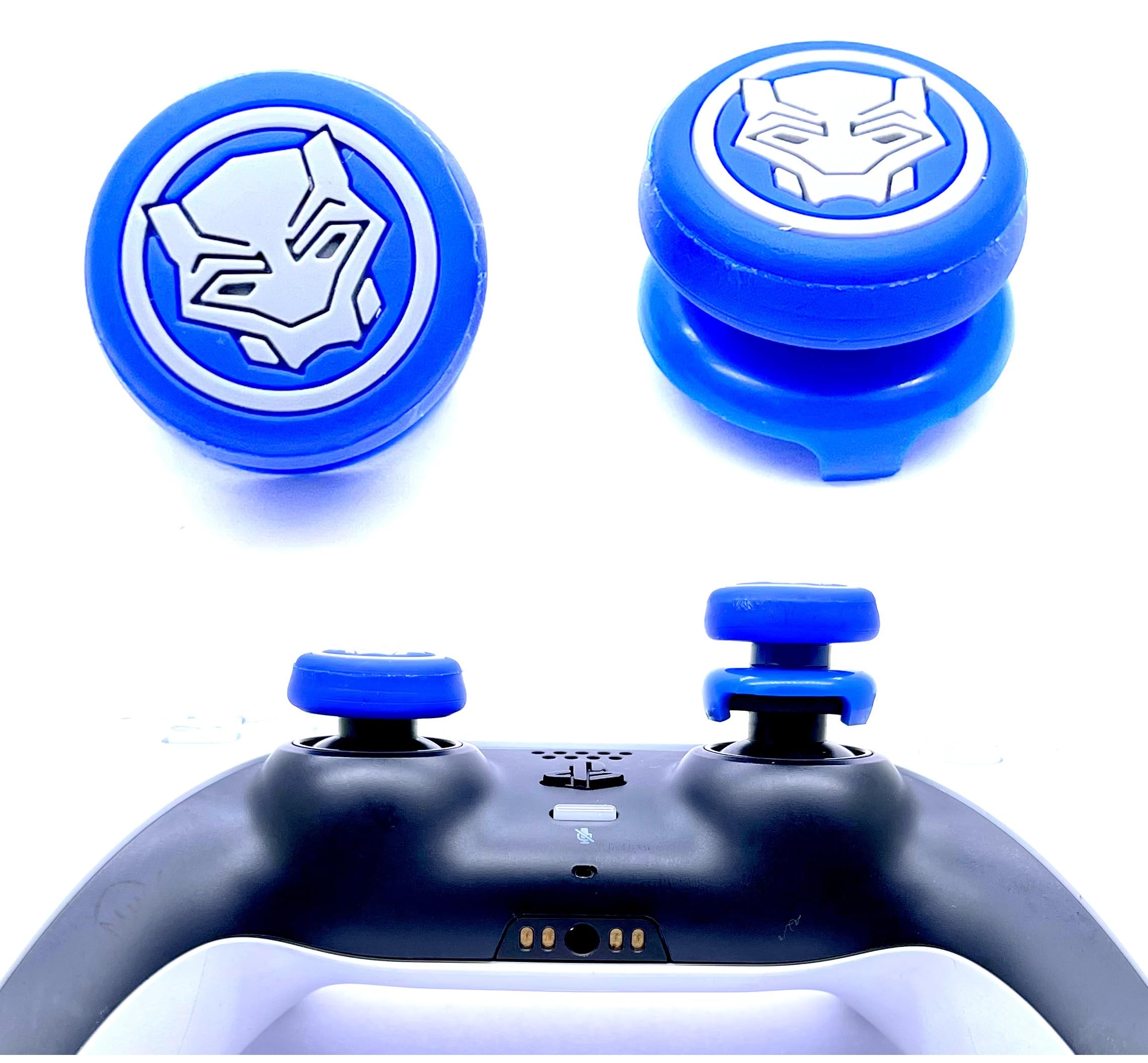 TMG Thumbstick FPS Extender & Controller Caps Cover Silicone Panther Texture Rubber Silicone Grip Cover 2 Sets for PS5 & PS4 Controller-Black (B0CNW7V8KS) Amazon Price History, Amazon Price Tracker