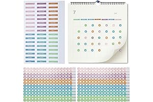 Comprehensive Calendar Date Sticker Collection for Planners and Notebooks