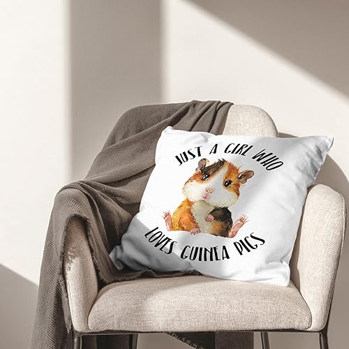 Miniatura 6 de Just A Girl Who Loves Goats Goat Lover - Funda de almohada decorativa, divertida funda de almohada rústica de cabra para sofá, habitación de niña,