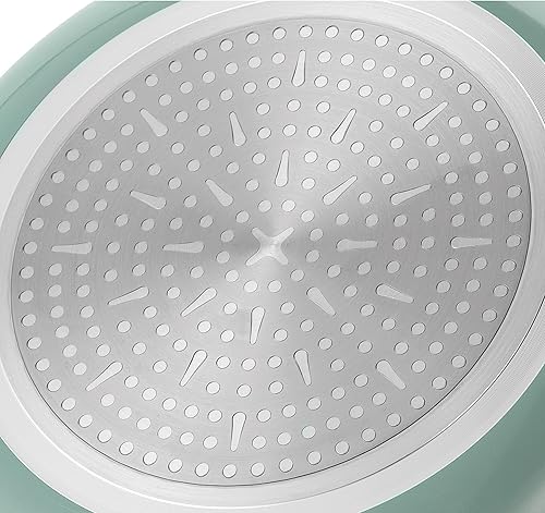 Miniatura 8 de BergHOFF Sage - Juego de utensilios de cocina antiadherentes, tapa de vidrio con ventilación de vapor, aluminio prensado, revestimiento