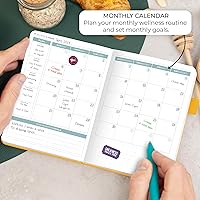 Vista 6 de Clever Fox Diario de Comida de Bolsillo - Diario de Comidas Diario, Planificador de Comidas para Llevar un Control de Calorías y Nutrientes