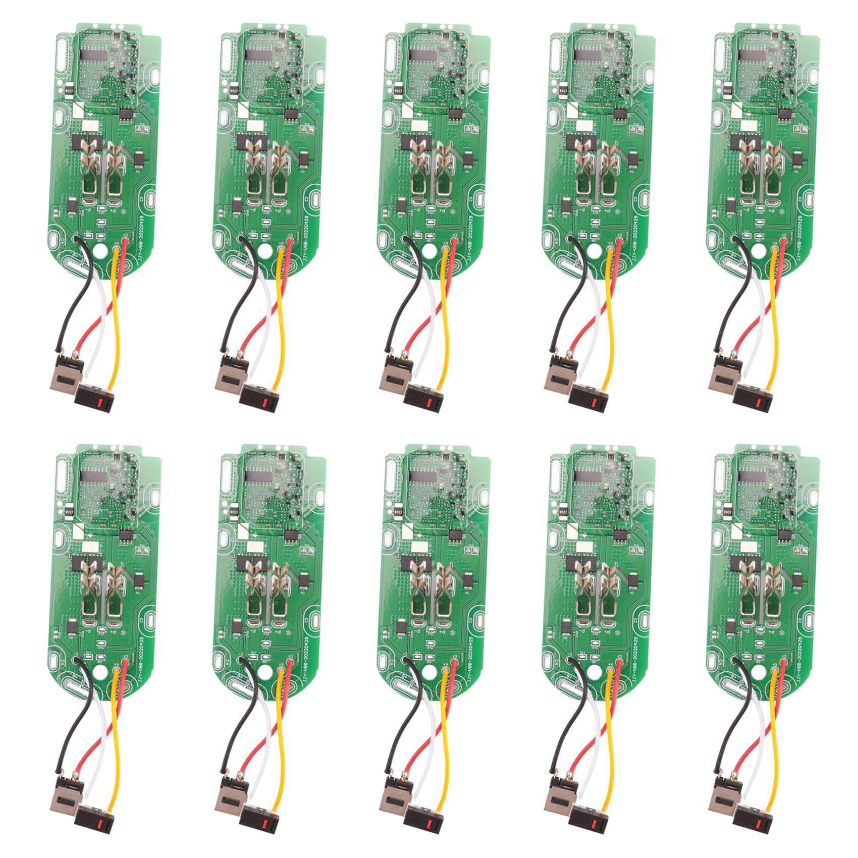 Hndhbfgrt 10X 21.6V Li-Ion Battery Protection Board PCB Board Replacement for V8 Vacuum Cleaner Circuit Boards