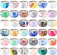 Vista 9 de Onebird Juego de 16 velas perfumadas de regalo, velas de aromaterapia de cera de soja pura natural, aceites esenciales para el hogar y las mujeres