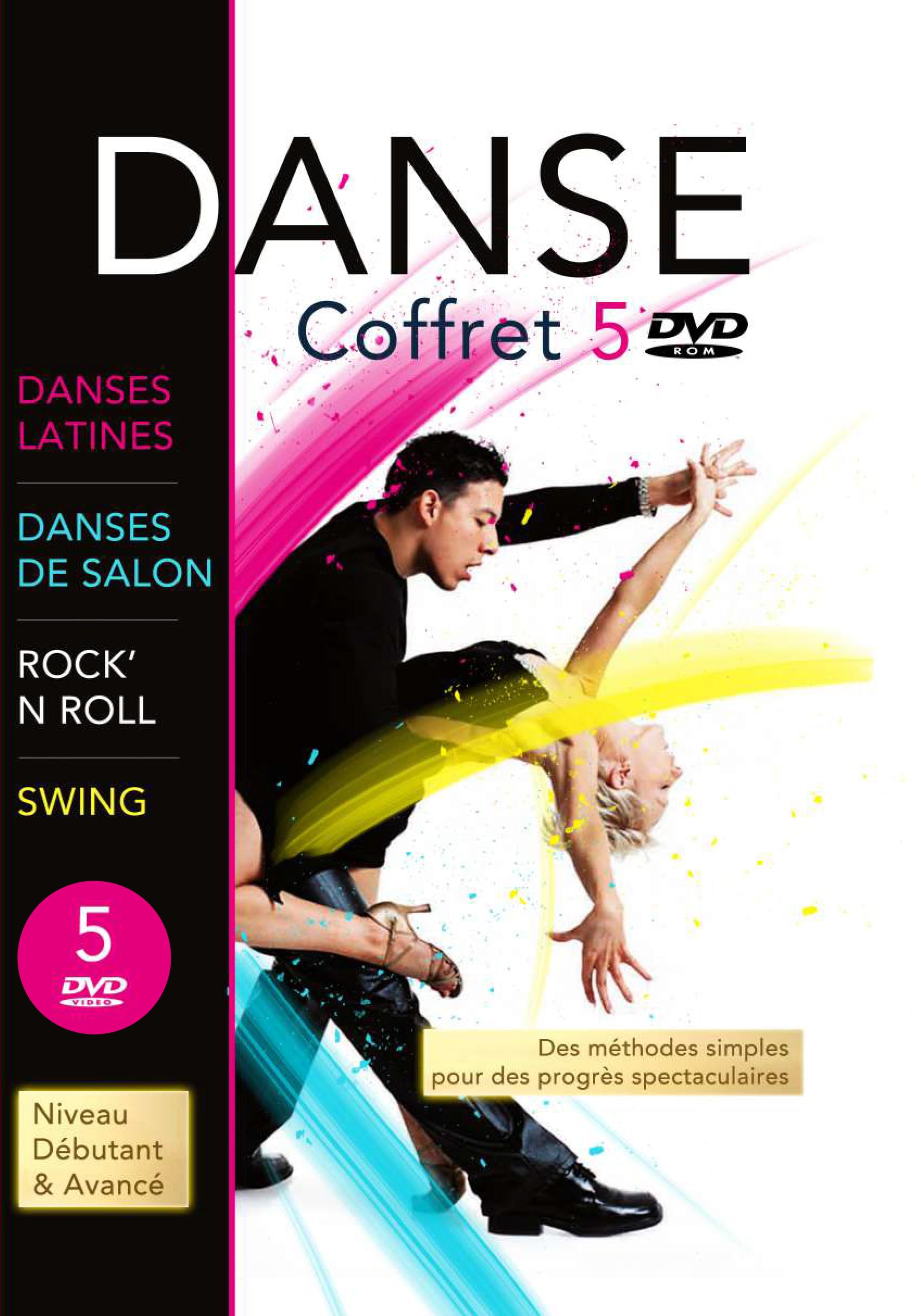 DVD Danzas Latinas Rock n Roll Swing Curso Completo Salon Principiantes