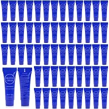 Disposable Shaving Cream for Men, Small Bottle Individually Wrapped Mini Shave Cream in Bulk, Travel Size Toiletries Amenities Vacation for Hotel, Shelter/Homeless/Nursing/Charity 0.34oz Pack of 60