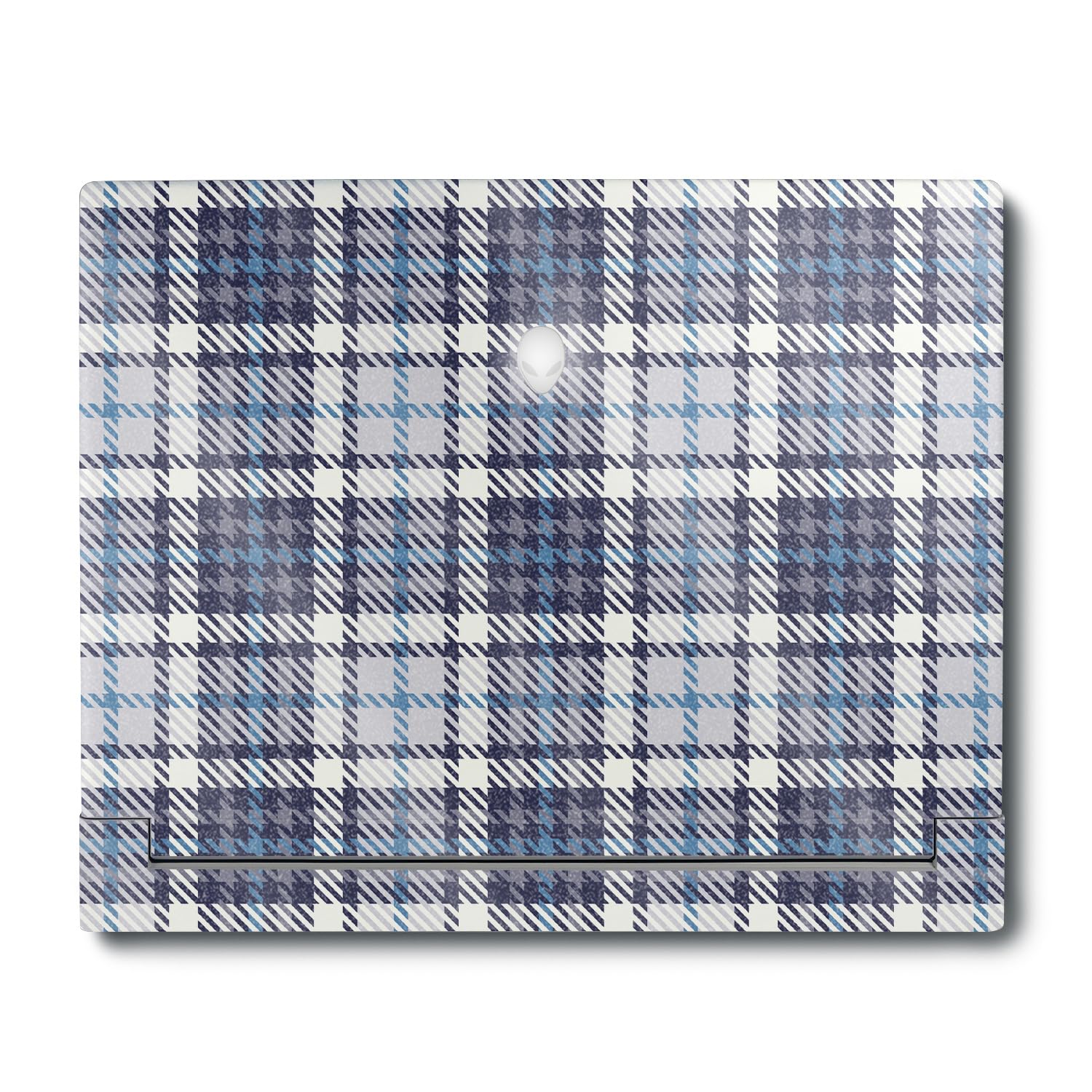 MightySkins Glossy Glitter Skin Compatible with Alienware X16 R1 (2023) Full Wrap Kit - Blue Plaid | Protective, Durable High-Gloss Glitter Finish | Easy to Apply &amp; Change Styles | Made in The USA