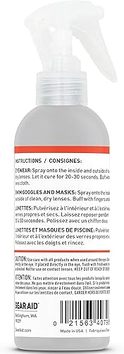 Miniatura 9 de Gear AID - Spray antivaho y limpiador para gafas, máscaras y gafas