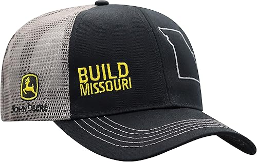 Miniatura 2 de John Deere Build State Pride - Gorra negra y gris, Amarillo, gris