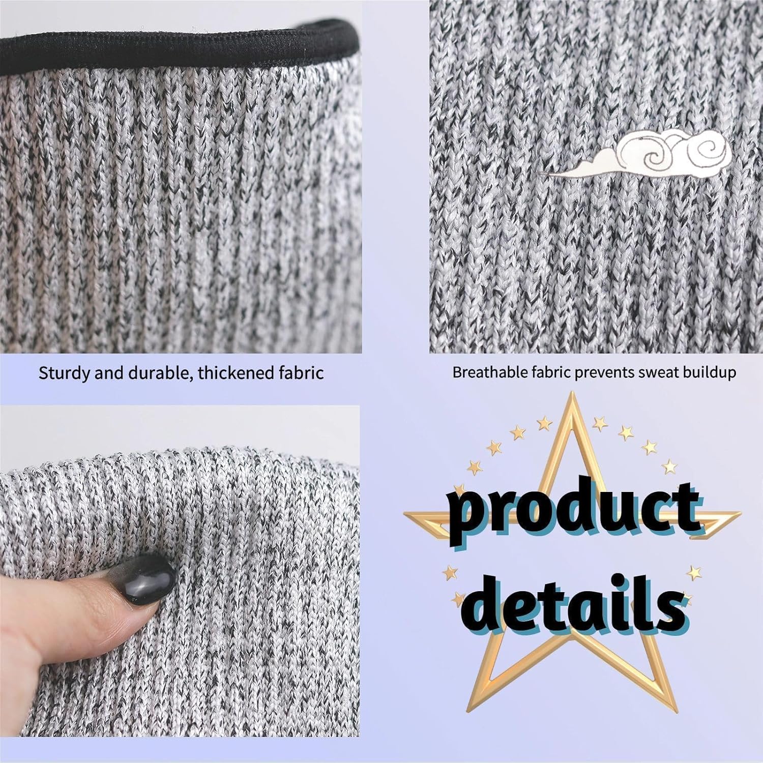 3 Pair Cut Proof Arm Sleeves Thin Skin Protection for Cooking Construction Woodwork Gardening Forearm Guards Men Women - Image 7