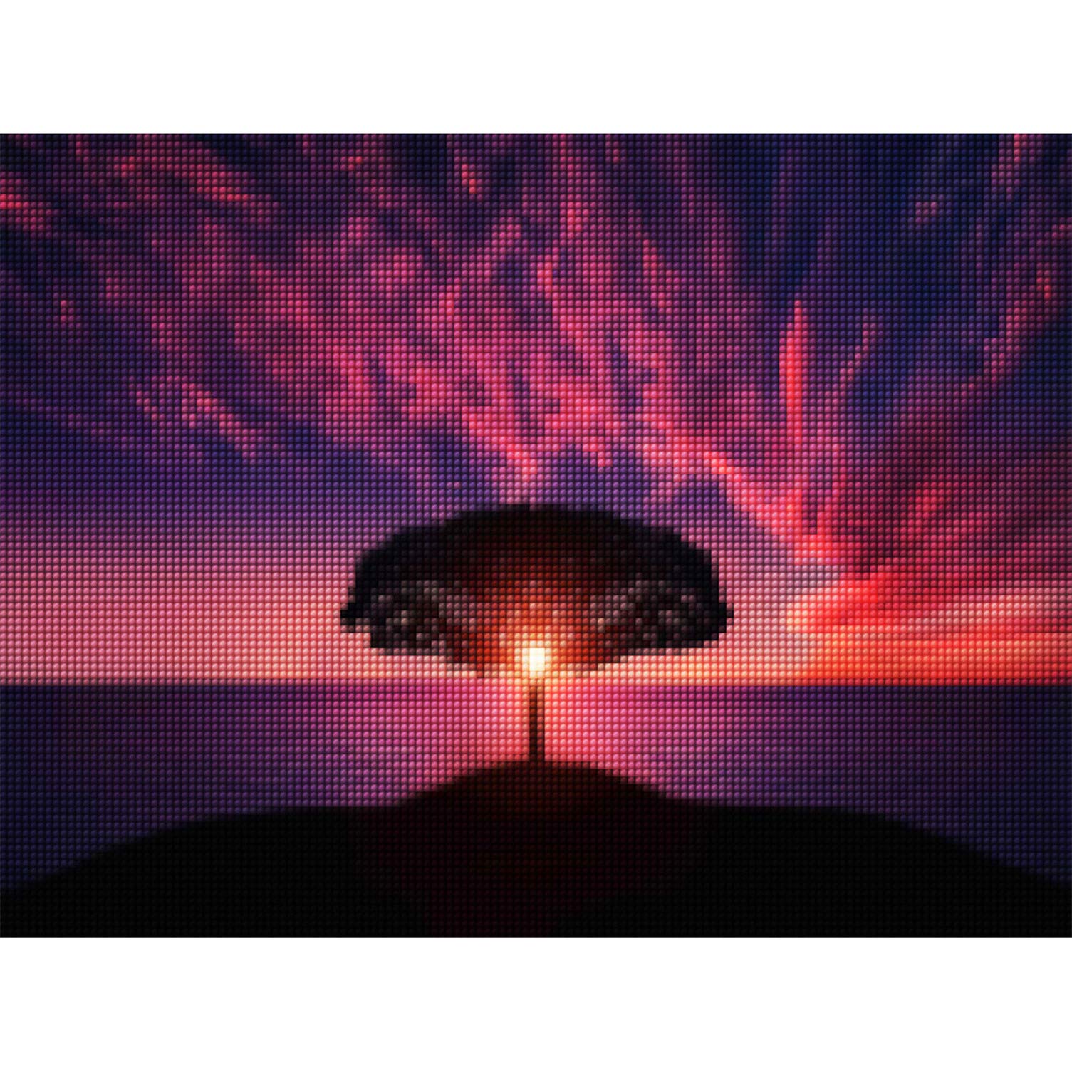 5D Diamond Painting Kits for Adults by BANLANA, DIY Cross Stitch Crystal Rhinestone Embroidery Pictures Art Kit with Premium Tools, 12" by 16" Arts Craft for Home Wall Decor (Sunset Tree)