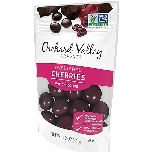 Miniatura 10 de Orchard Valley Harvest - Cerezas de chocolate amargo