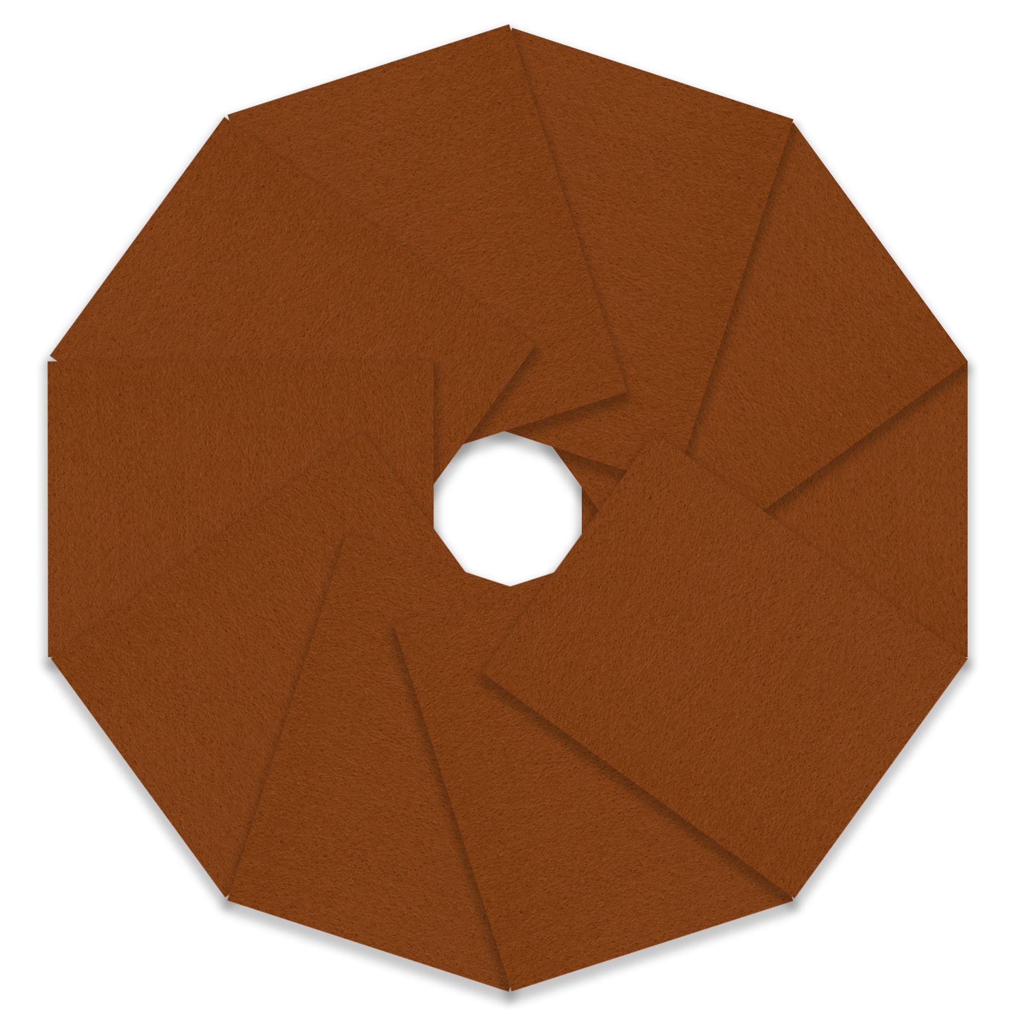 Trimits Craft Felt, 10 Pack, Gingerbread