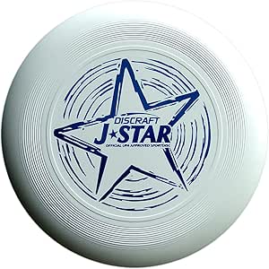 Discraft Uni Jugend Frisbee Jstar Yellow - Leichte 145g Junior-Scheibe Für Einsteiger
