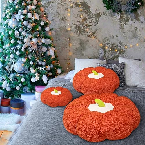 Miniatura 2 de TUNKENCE Cojín de asiento para sillas de patio, cojín de futón de calabaza, cojín redondo creativo para dormitorio, tapete grueso para ventana del