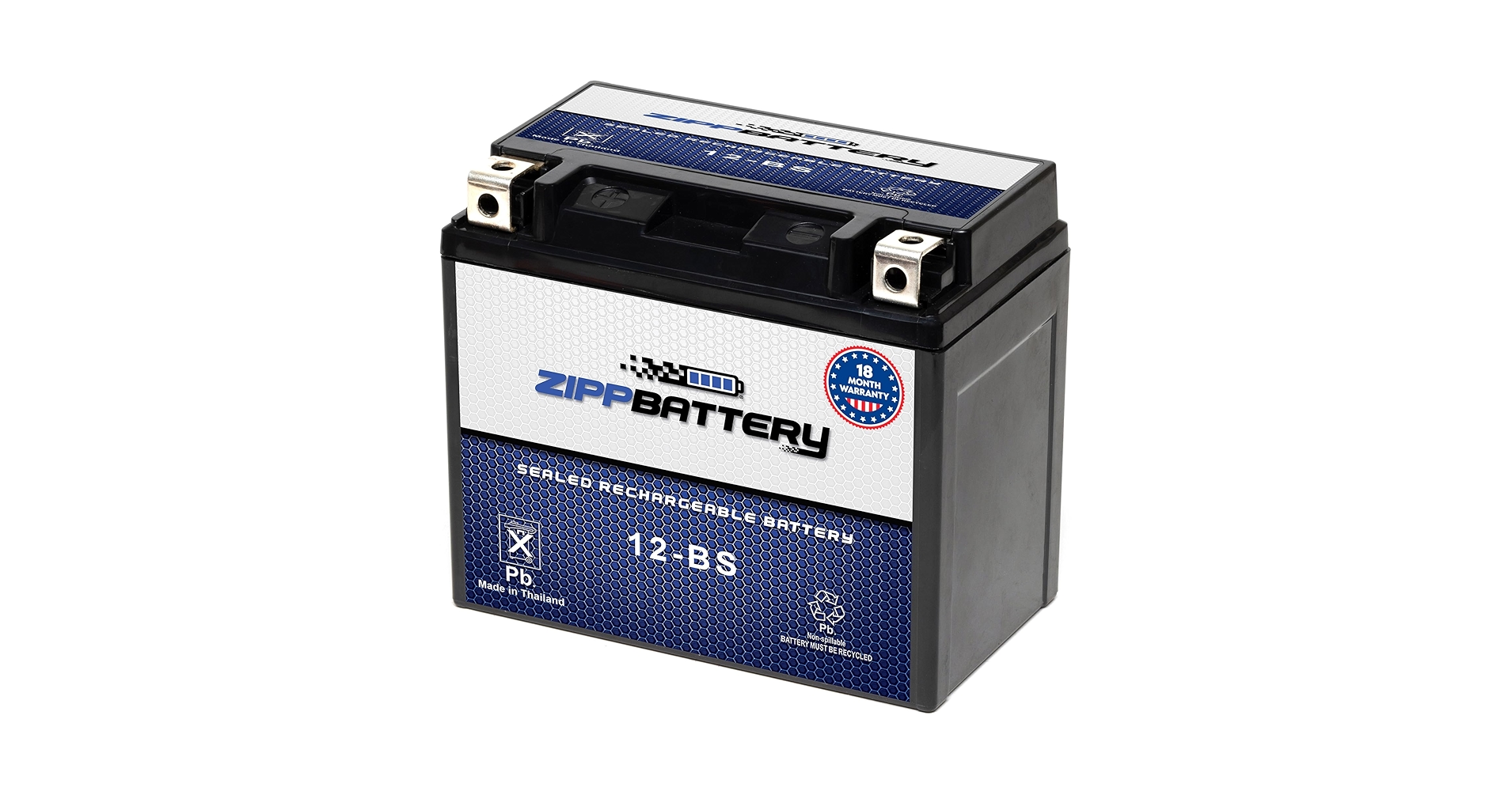 Amazon.com: ZIPPBATTERY YTX12-BS 12V 180 CCA AGM