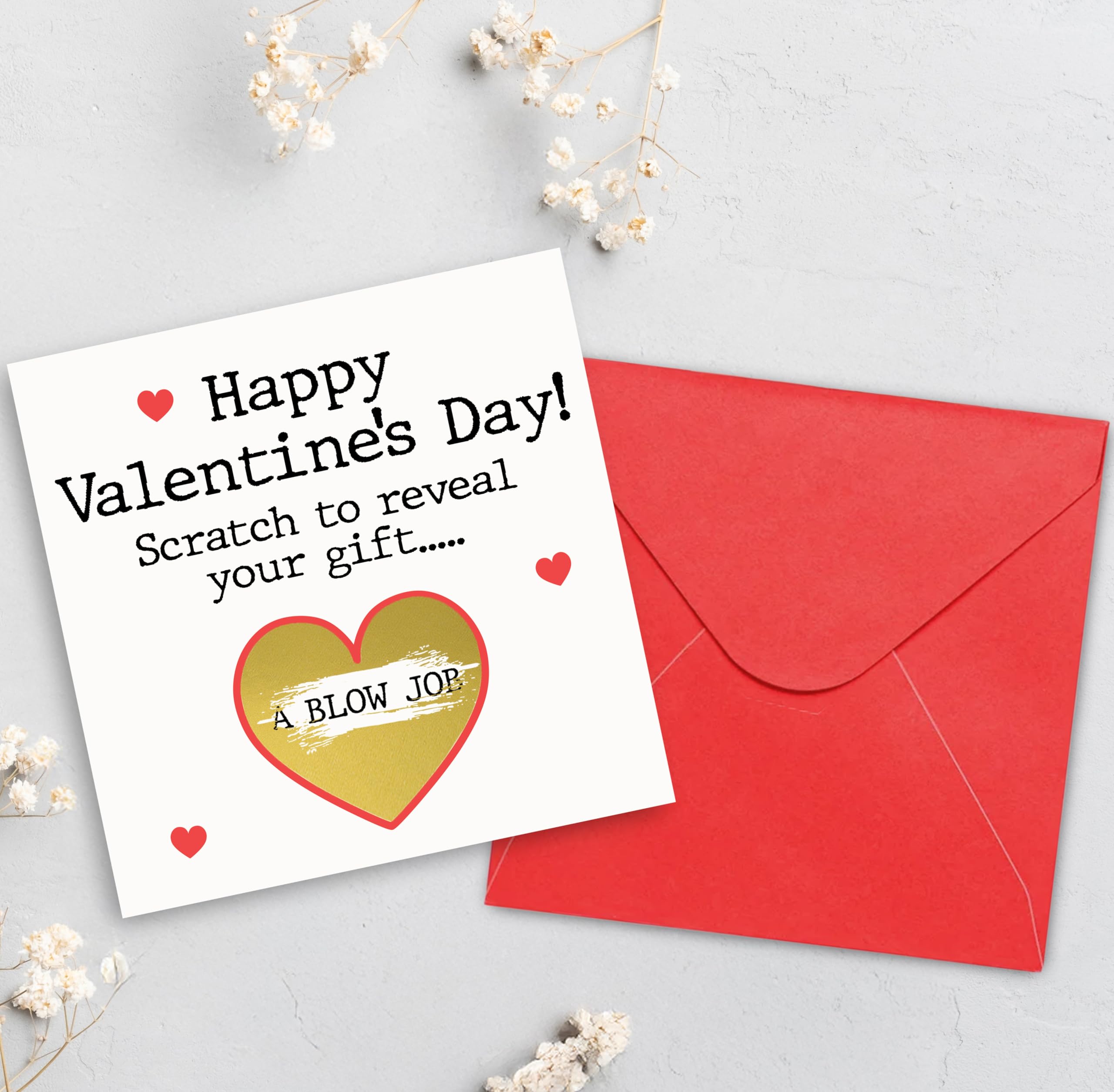 Naughty Valentines Day Card Dirty Valentines Cards Naughty Scratch Card Valentines Card For Him Valentines Card Husband Boyfriend Fiance Fiancee Rude Gift (Blow) - Image 3