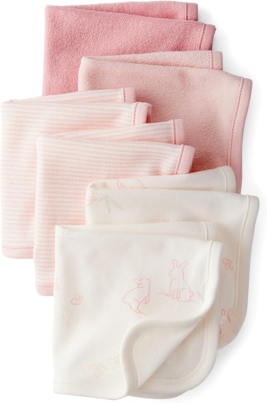 Carter's 6-Pack Washcloths (Pink Multi)
