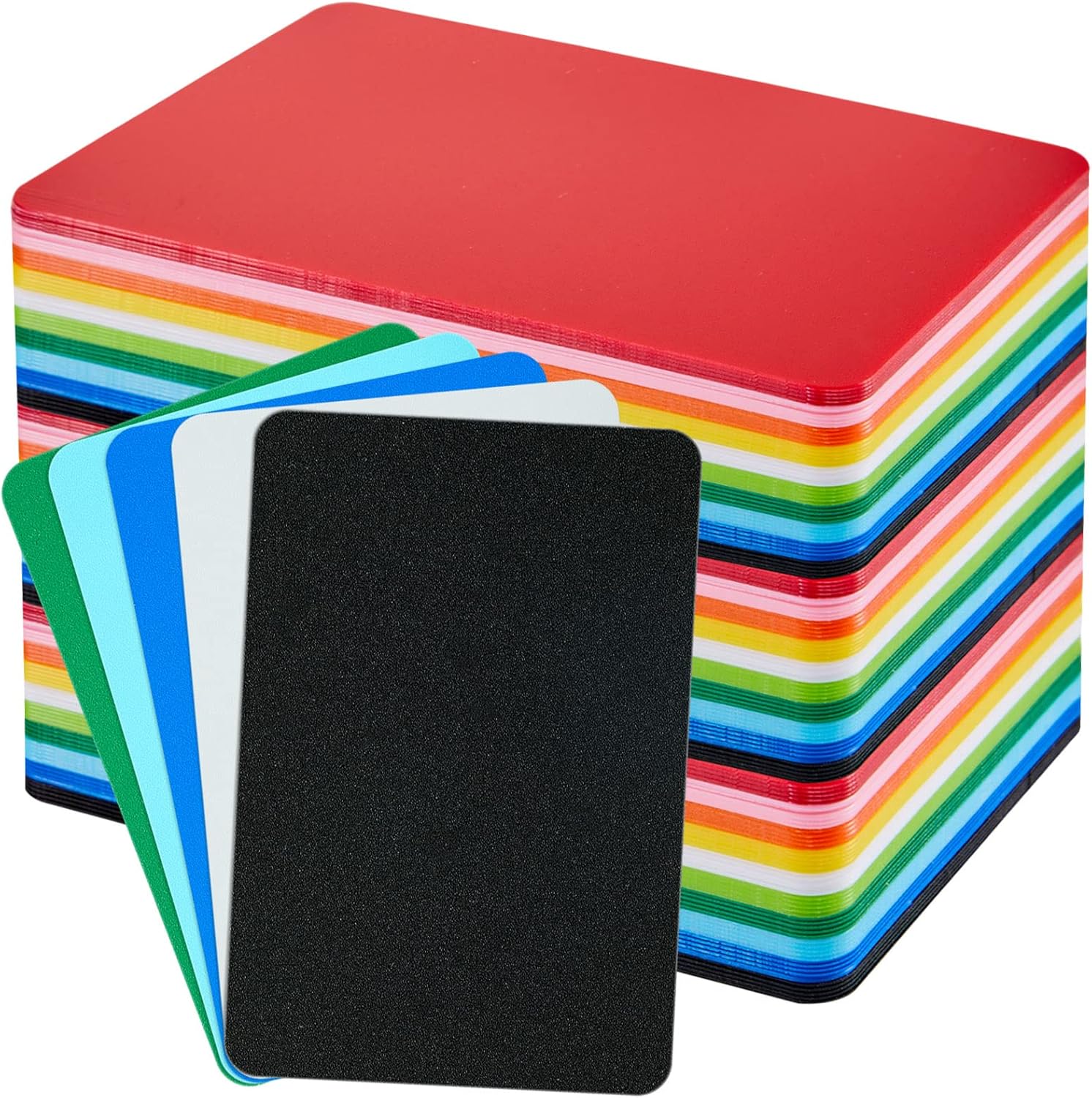 Zomiboo 150 Pieces Trading Card Dividers, Tall Trading Card Dividers Plastic Separator for Games Sports Baseball, 2.7 x 4.2 Inch (Multicolor)